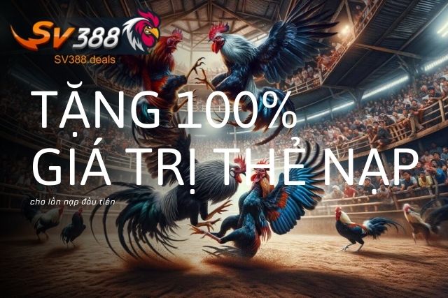 Cơ Hội Săn Khuyến Mãi SV388 Độc Quyền Hấp Dẫn Nhất Năm 2026 Tặng 100% Giá Trị Thẻ Nạp Lần Đầu Cho Lần Nạp Đầu Tiên