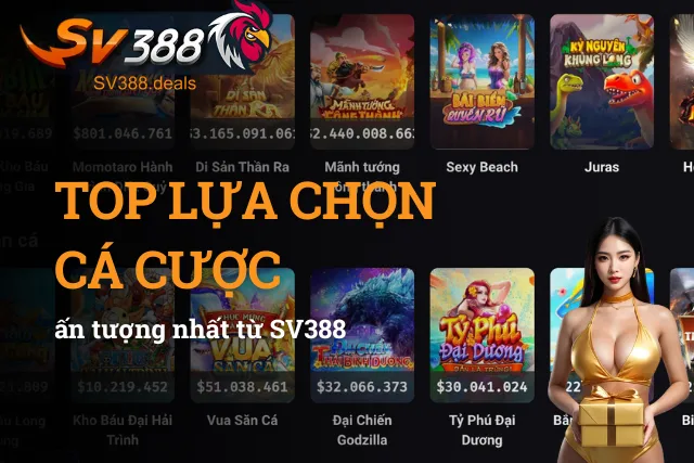 SV388 - Nhà Cái Đá Gà SV388.COM | Link Vào Mobile & PC 2026 Những sản phẩm cá cược nổi bật làm nên tên tuổi SV388